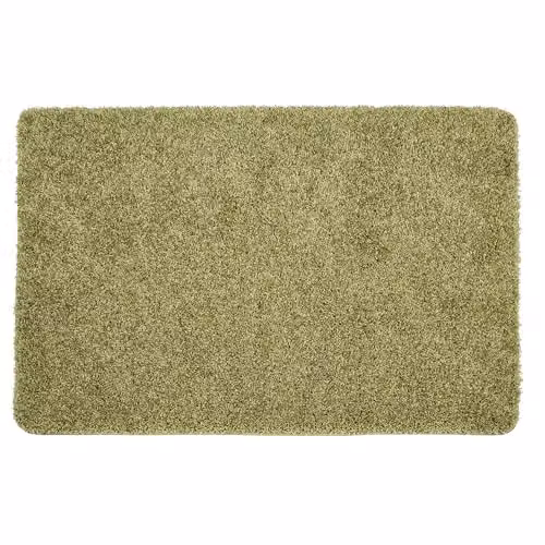 My Mat Green Non-Slip Washable Rectangular Rug W: 80 cm, L: 120 cm