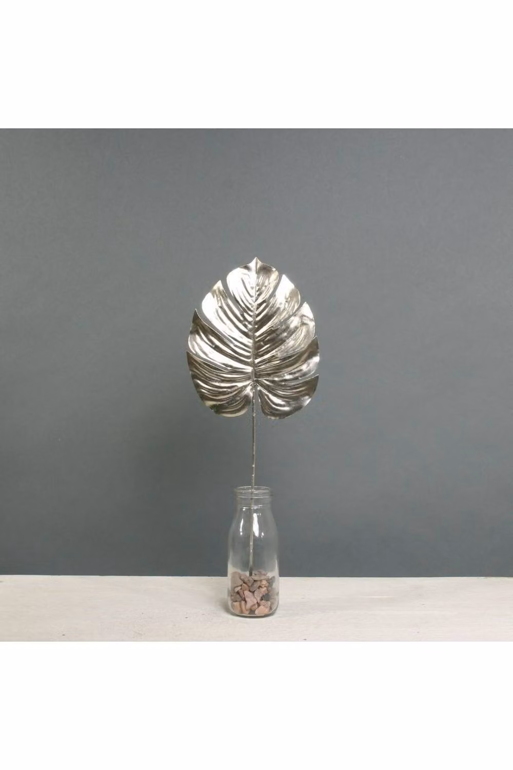 KDMD Champagne Metallic Monstera Leaf Small 4 Pack in Gold – 2