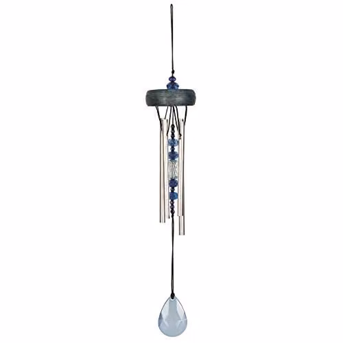 Woodstock Chimes Sparkle Hanging Wind Chime in Blue – 1