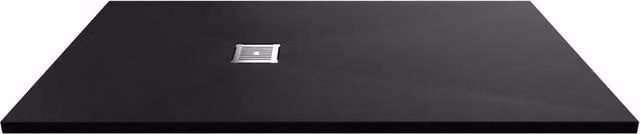 Balterley Premium Slimline Rectangular Acrylic Shower Tray, Black, W: 160 cm, D: 90 cm