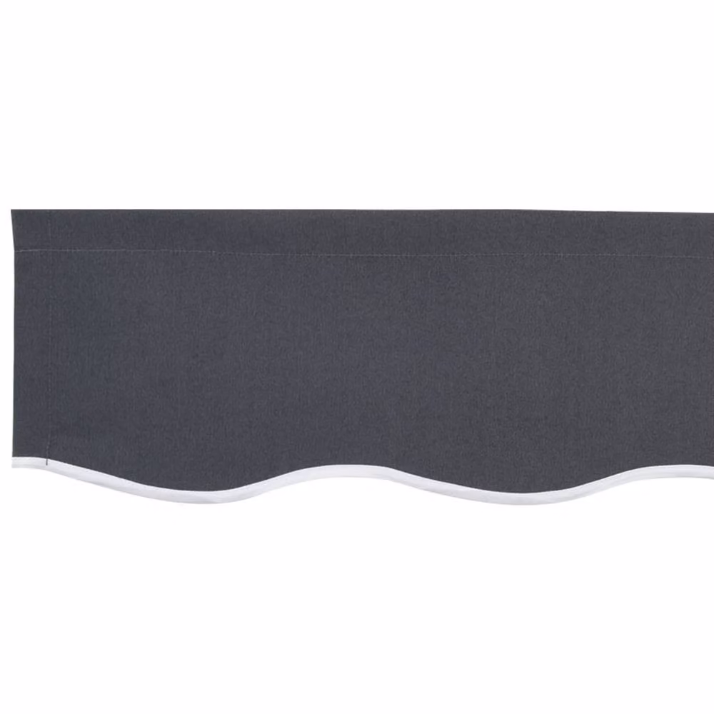 Berkfield Home Anthracite Awning Valance for 2.5 m Frame, W: 2.3 m, H: 0.2 m – 3