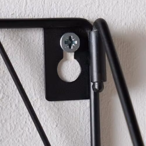 OHS Modern Geometric Wall Mounted Floating Shelf in Black – 2