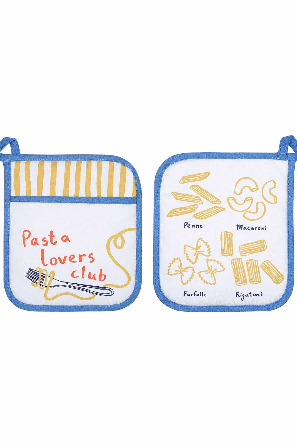 Ulster Weavers Pasta Lovers Club Cotton Oven Glove in Yellow – 2