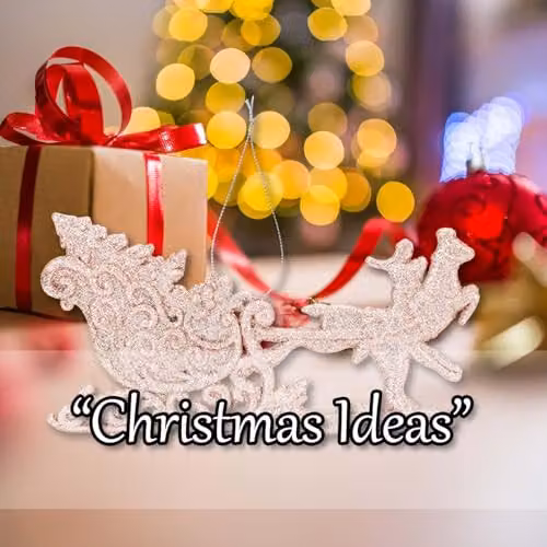 VFM e-Store Rose Gold Flower Christmas Tree Decoration Ornament, H 15.5 x W 14.5 x D 0.3 cm – 5