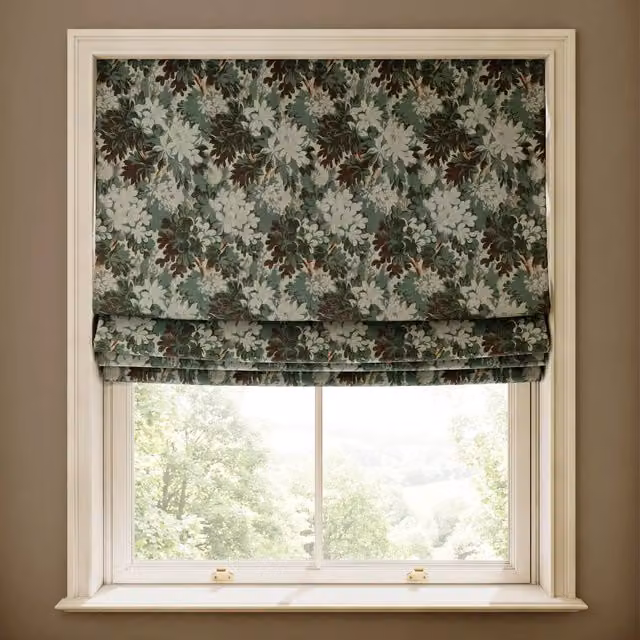 House of Hackney SILVA Jacquard Floral Blind in Blue