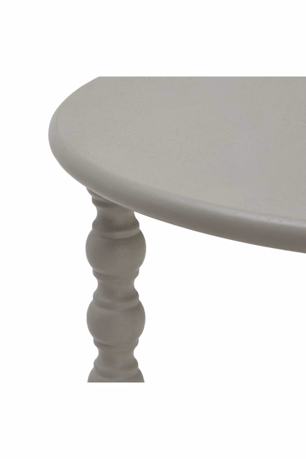 KDMD Camden Collection Round Metal Side Table in Matt Grey – 2