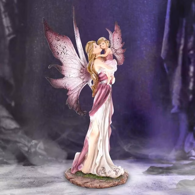 Nemesis Now Precious Moments Pink and Purple Figurine, Height: 25 cm