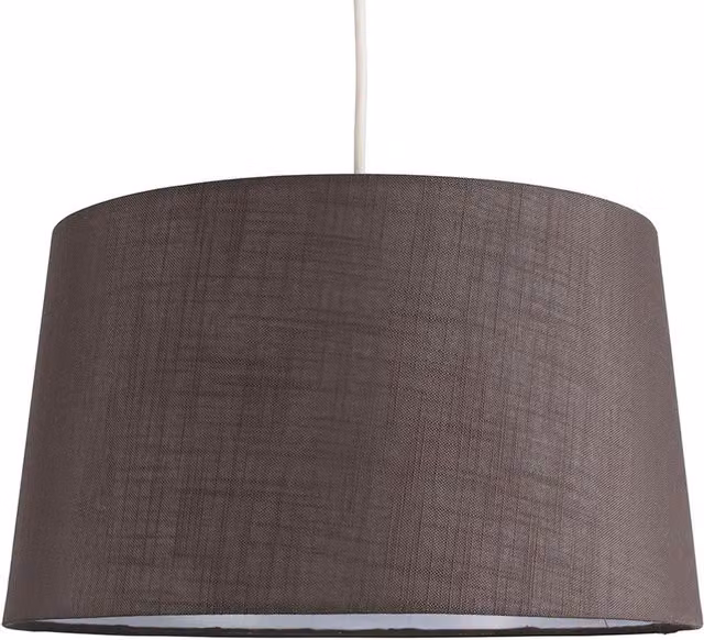 ValueLights Modern Grey Fabric Cone Ceiling Pendant Light Shade