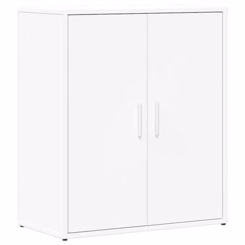 vidaXL Modern White Sideboard in MDF, W/D/H: 60 x 31 x 70 cm