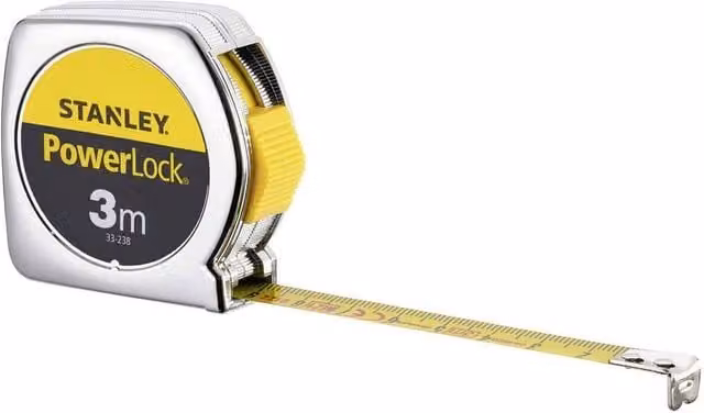 Stanley Powerlock Chrome Tape Measure in Silver – 1