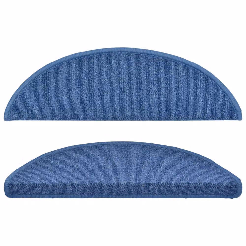 Berkfield Home Non-Slip Self-Adhesive Stair Mats, 10 Pack, Blue, W/D/H: 56 x 17 x 3 cm – 3
