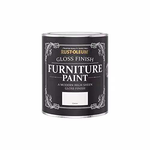 Rust-Oleum Gloss Furniture and Skirting Board Paint, White, 750ml – 3