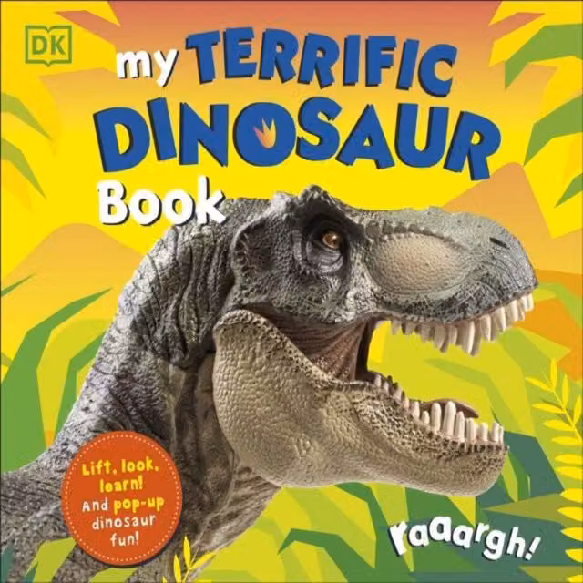 DK My Terrific Dinosaur Board Book, Multicolour