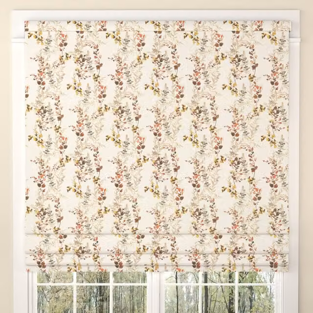 ANTE DECOR Arlene Made To Measure Blackout Roman Blind in Sienna