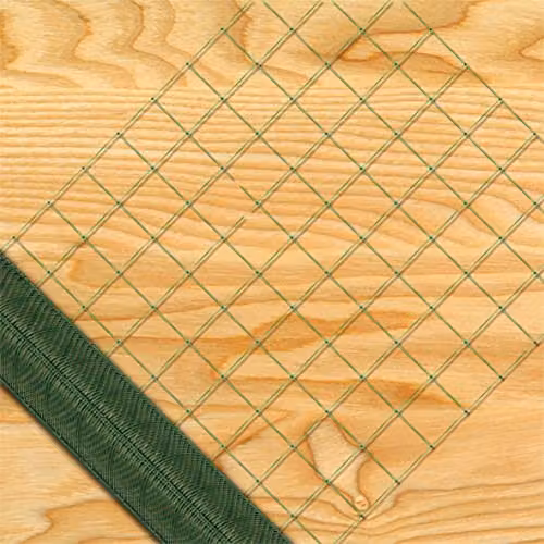 St Helens Home & Garden Green Plastic Garden Netting for Vegetable and Ornamental Gardens, W: 4 m, H: 1.7 m – 2