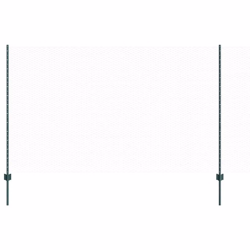 Berkfield Home Green Steel U-Channel Fence Posts, 5 Pack, Height: 140 cm – 2