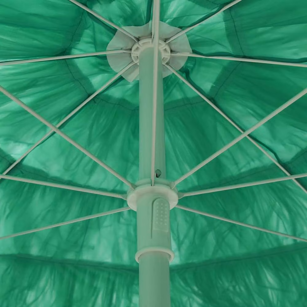 Berkfield Home Hawaii Beach Umbrella in Green, 240 cm Diameter – 2