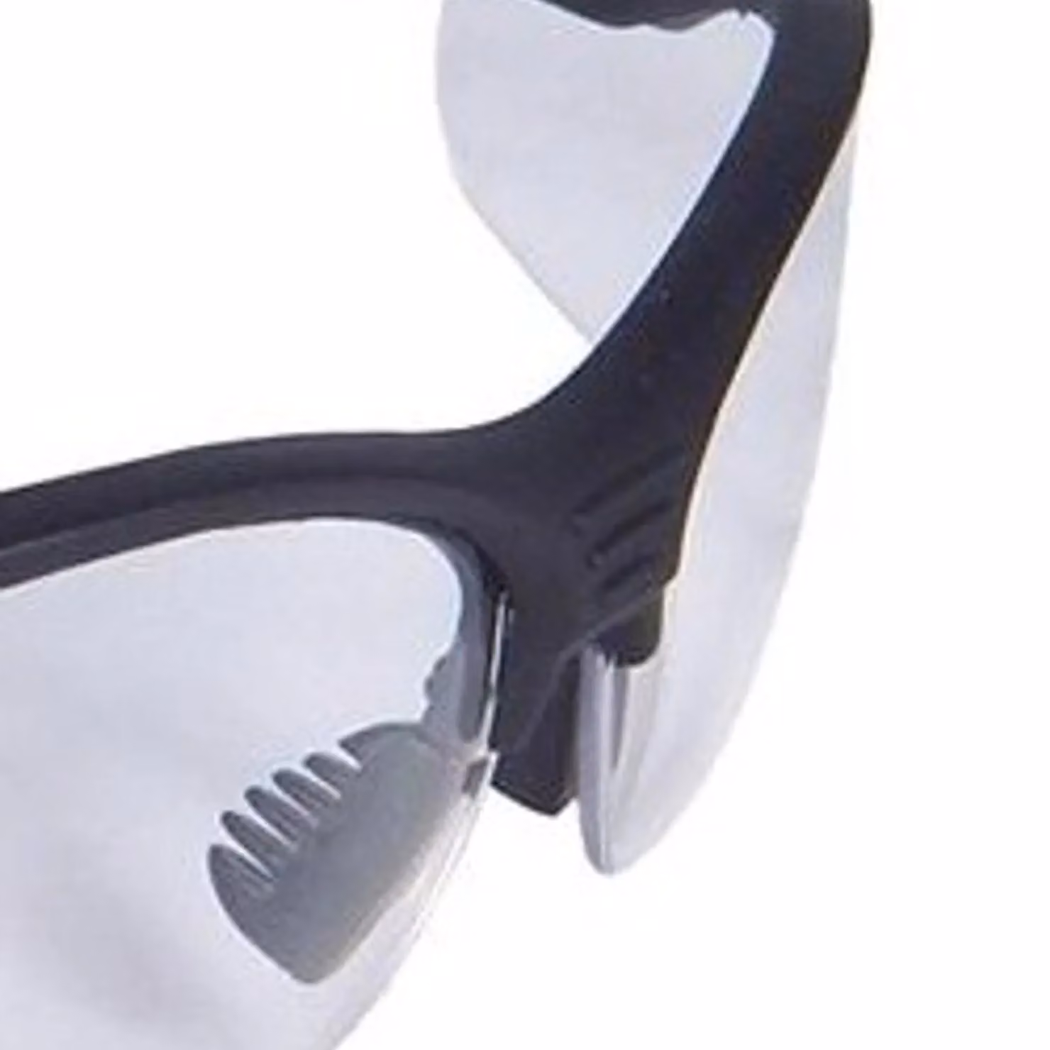 DeWalt Reinforcer Clear Safety Glasses with Black Temple – 2
