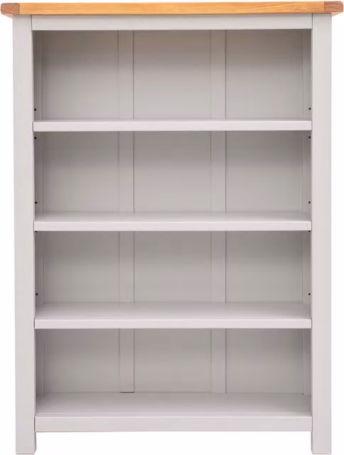 Cabinet Bits Argenta Bookcase in Grey, W/D/H: 90 x 25 x 120 cm
