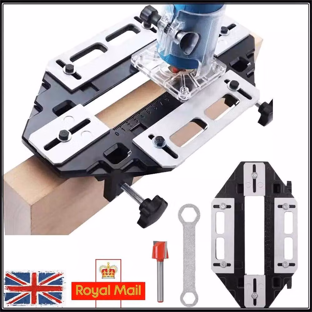 Nordara Stainless Steel Wooden Door Hinge Jig Router Slotting Tool in Multicolour – 3