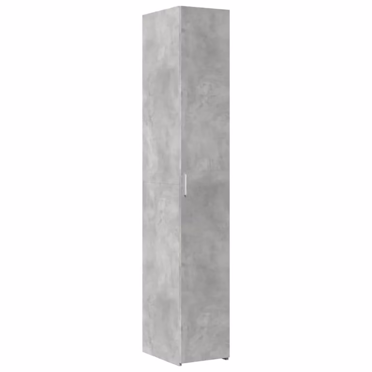 Berkfield Home Modern Highboard in Concrete Grey, W/D/H: 30 x 42.5 x 185 cm