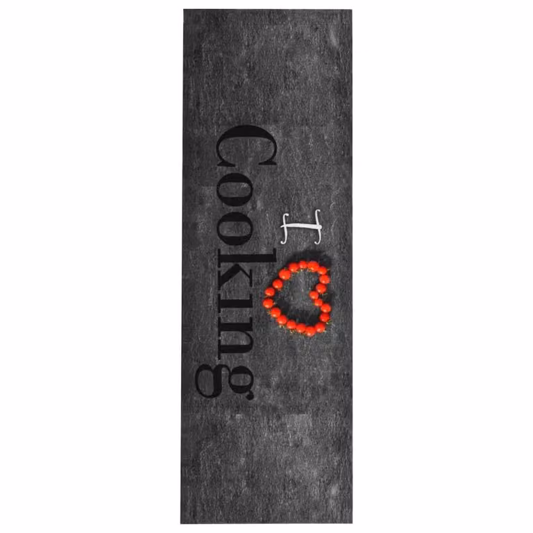 Berkfield Home Washable Stone Look Kitchen Floor Mat, Multicolour, W: 60 cm, L: 180 cm