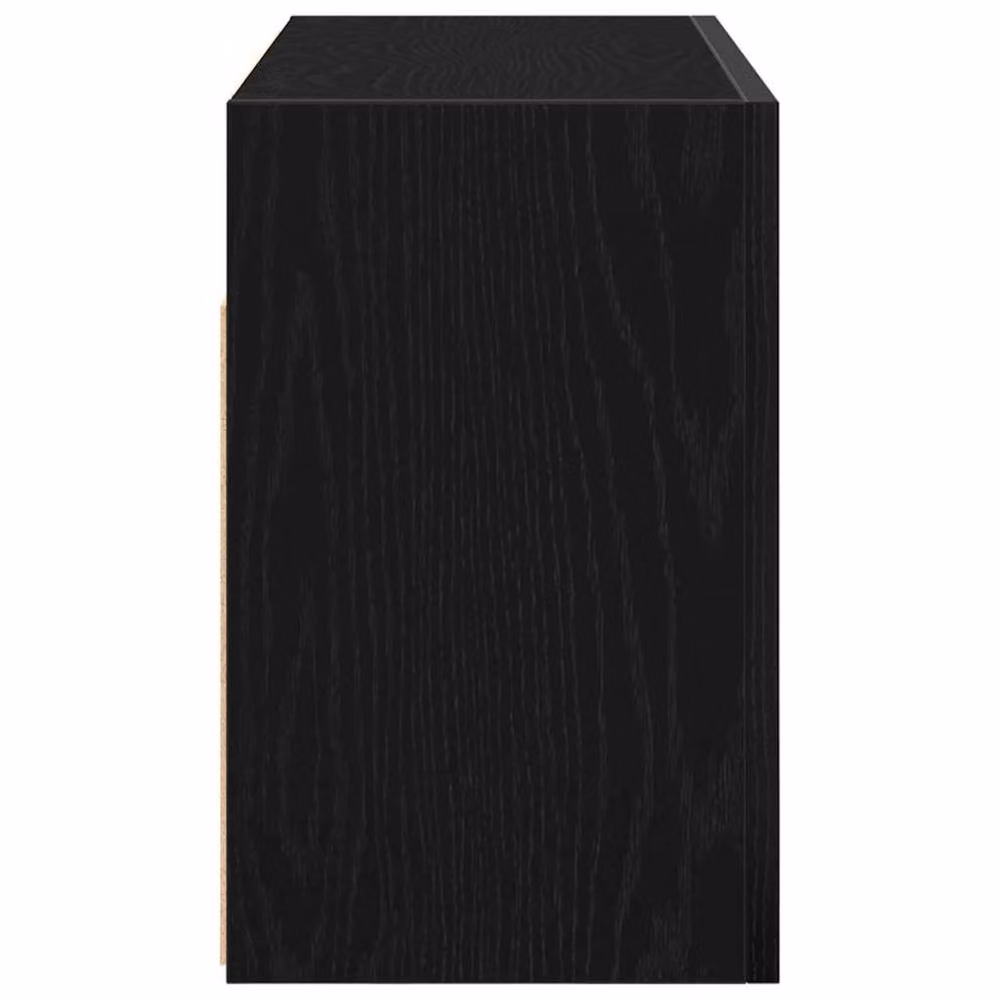Berkfield Home Black Decorative Bathroom Wall Cabinet with Hinged Doors and Internal Shelves, W: 60 cm, D: 25 cm, H: 40 cm – 4