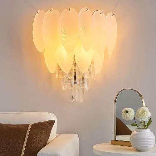 Globo Lighting Modern Crystal Wall Lamp in Chrome with 3x E14 Bulbs, W x H: 35.5 x 20.5 cm – 2