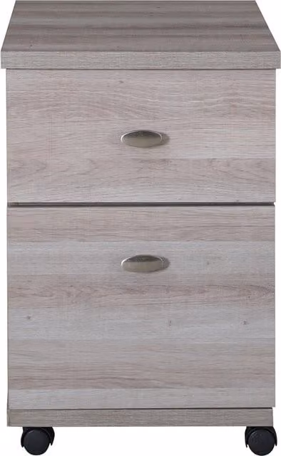 Sunjoy Grey Mobile File Cabinet with Castors