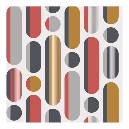 Graham & Brown Envy Morse Geometric Abstract Wallpaper in Grey and Multicolour – 4