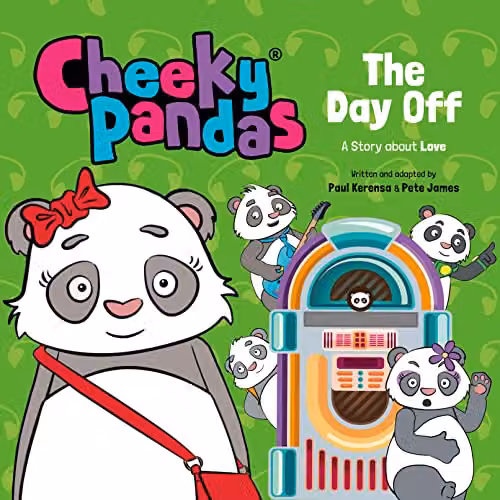 Cheeky Pandas: The Day Off: A Story about Love by Candle Books, Multicolour Paper Book – 1