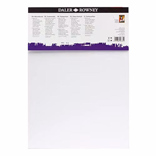 Daler-Rowney Graduate A3 Black Smooth Surface Mountboard Pack of 8 – 2