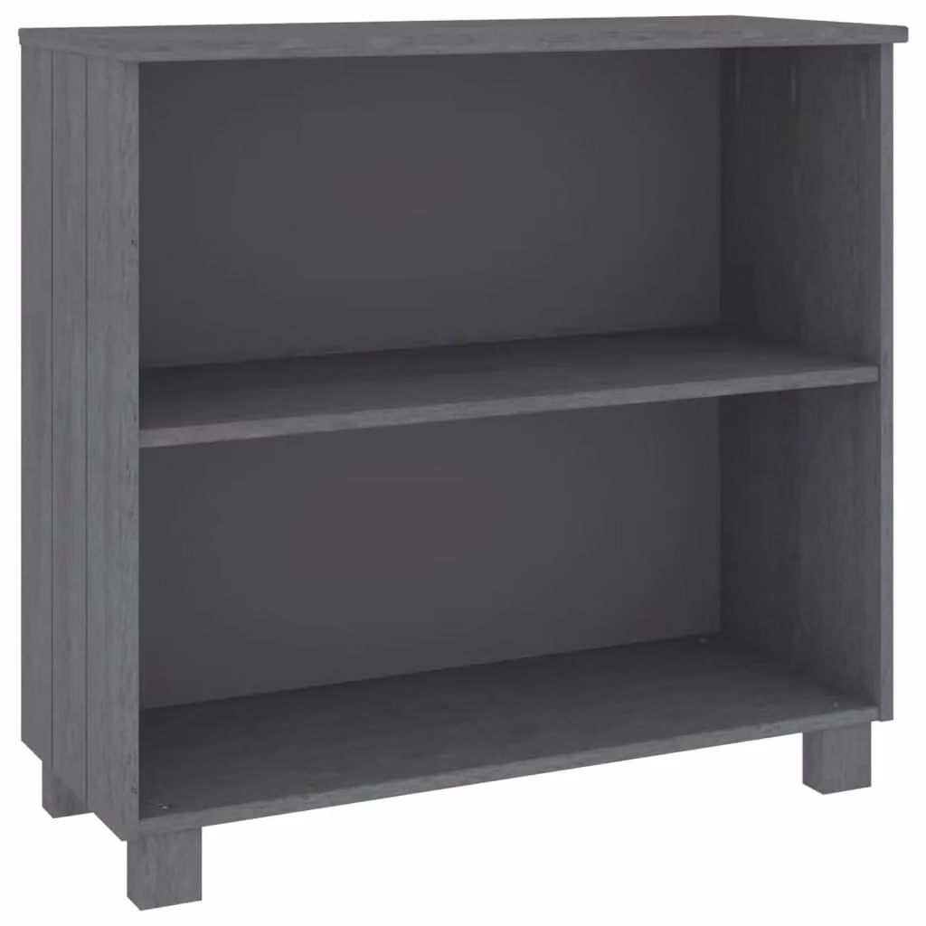 Berkfield Home Hamar Sideboard in Dark Grey Solid Pine, W: 85 cm, D: 35 cm, H: 80 cm – 2