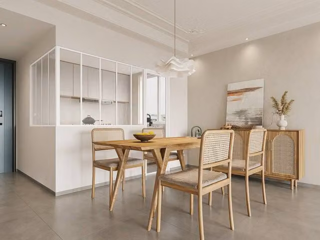 Vente-unique Corner Studio Glass Panelling in Powder-Coated Aluminium, White, W: 120 cm, L: 150 cm
