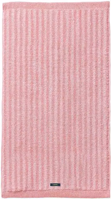 Cosmic Soft Absorbent and Quick-drying Striped Terry Towel in Pink, W/D/H: 70 x 140 cm, 600gsm