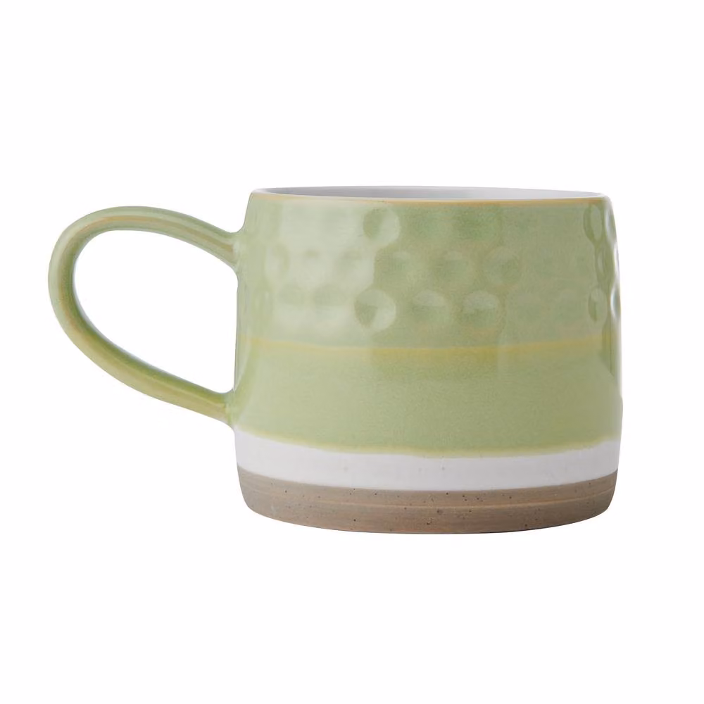Mikasa Set of 2 Green Textured Stoneware Mugs – 3