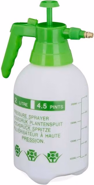 Nordara 2L Manual Pressure Sprayer Garden Water Spray Bottle in Green