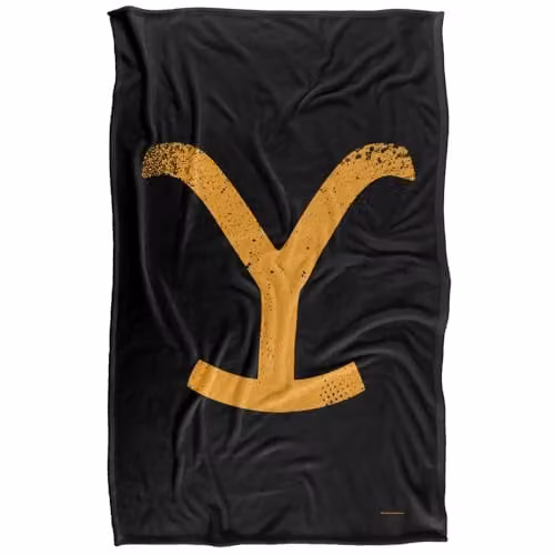 Logovision Black and Multicolour Fluffy Fleece Blanket – 1