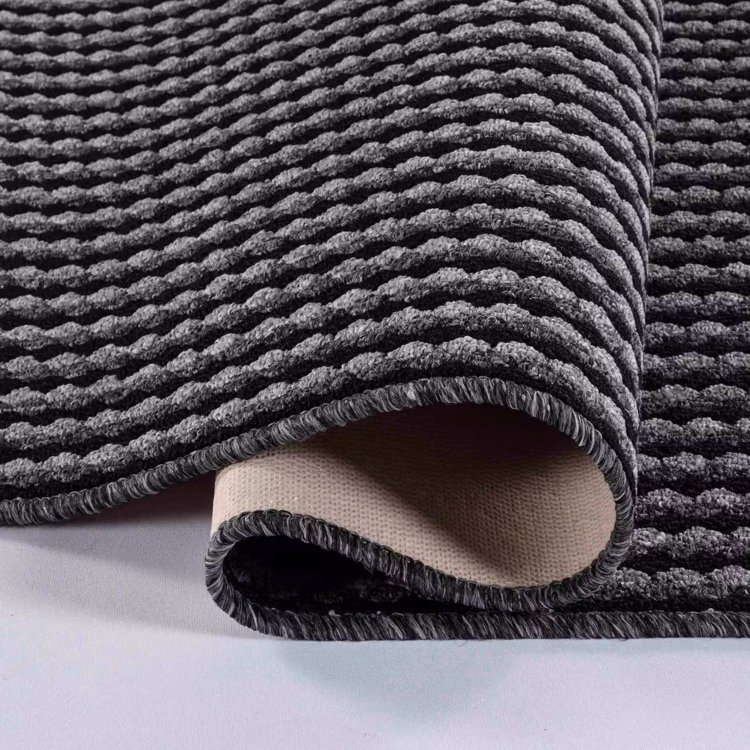 Desire Rugs Eden Non-Slip Washable Indoor Doormat, Anthracite Grey, W: 40 cm, D: 60 cm – 4