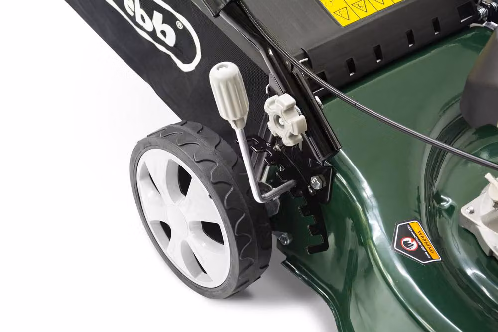 Webb Classic 41cm Petrol Lawnmower in Green with Collection Bag – 3
