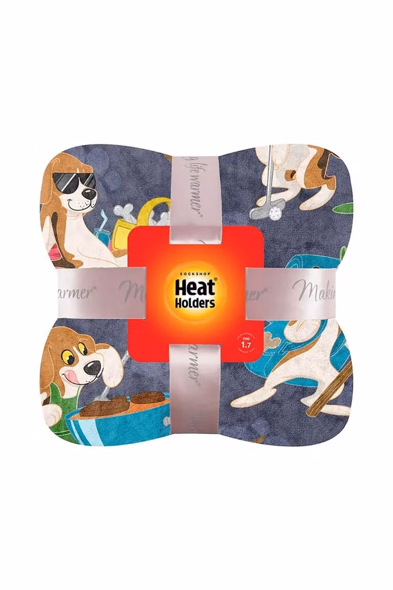 Heat Holders Warm Quilted Fleece Pet Blanket in Blue, W/D/H: 180 x 200 cm