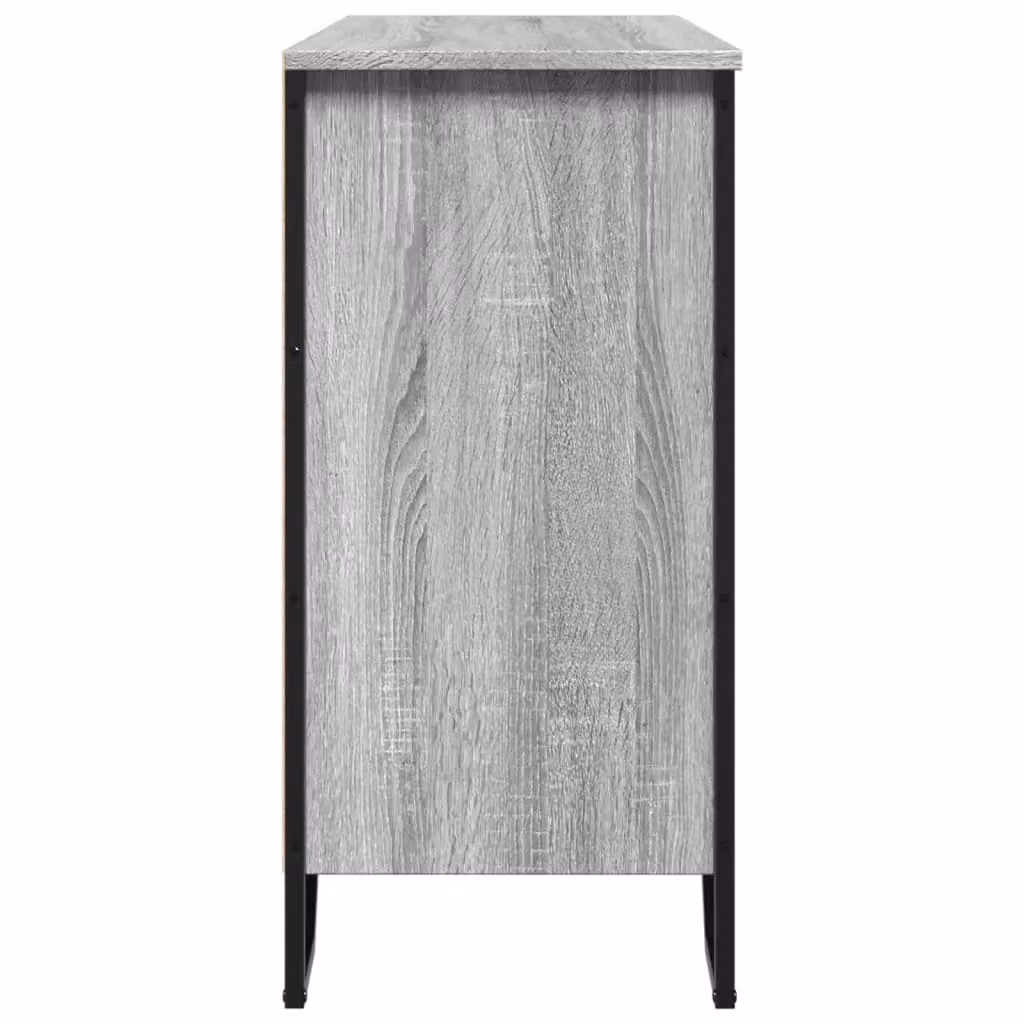 Berkfield Home Grey Sonoma Sideboard, W: 101 cm, D: 35.5 cm, H: 74.5 cm – 4