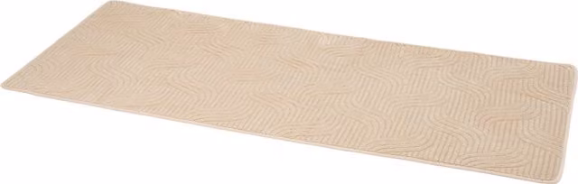 Livingandhome Non-Slip Scandinavian Graphic Sofa Cover in Brown/Beige Polyester, W: 90 cm, L: 180 cm