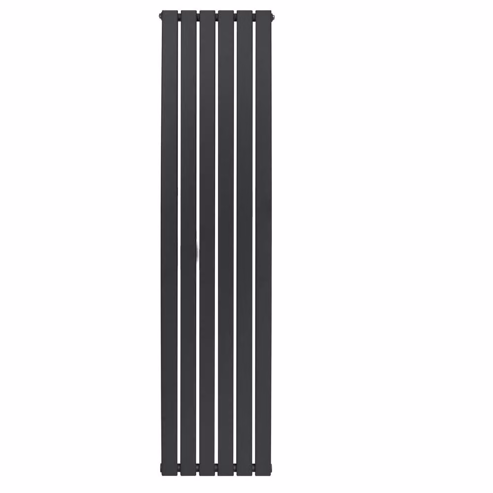 Monstershop Flat Single Column Steel Radiator in Anthracite Grey, H: 180 cm, W: 42 cm – 2