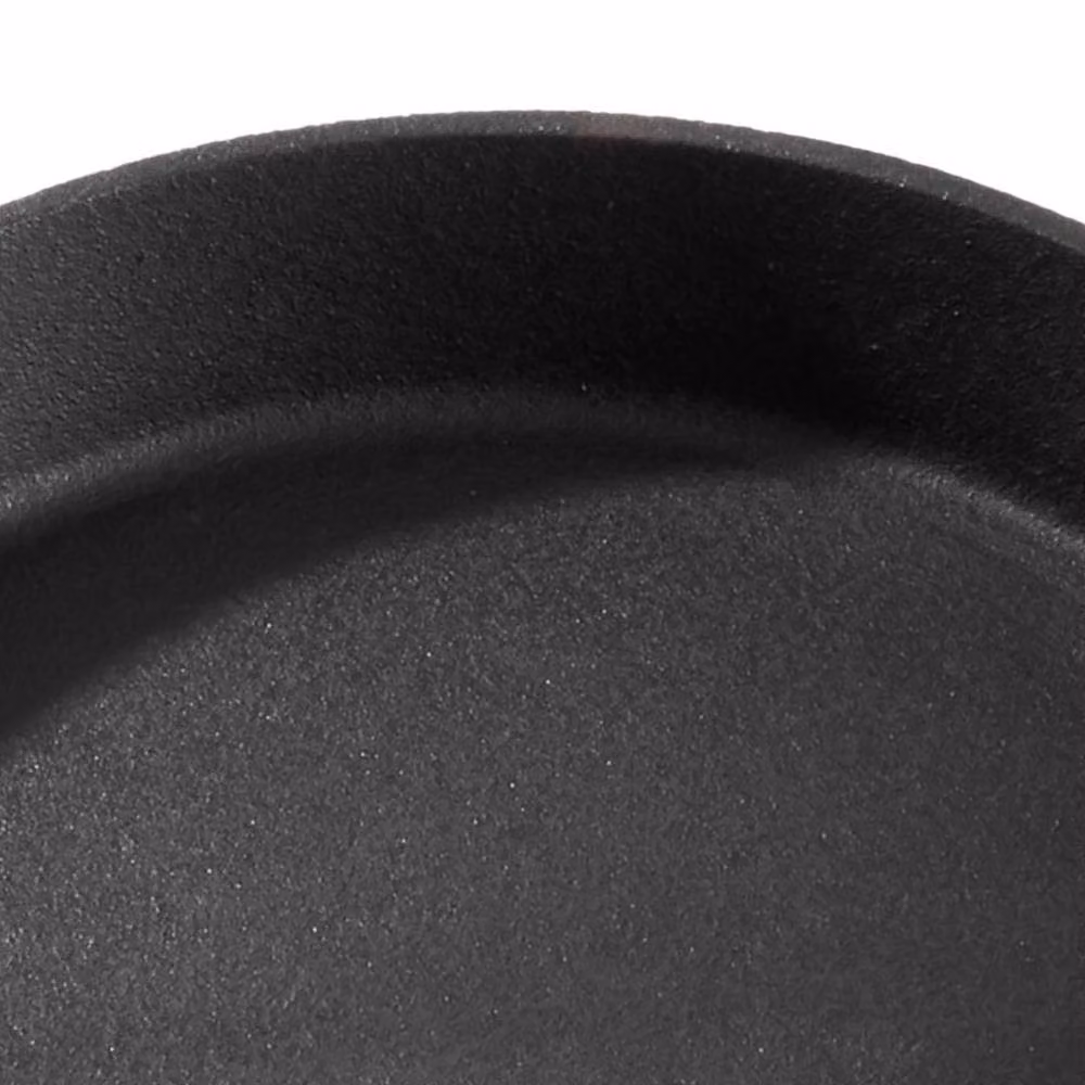 PAWNORA Black Enamel Cast Iron Round Skillet Frying Pan, Diameter: 22 cm – 4