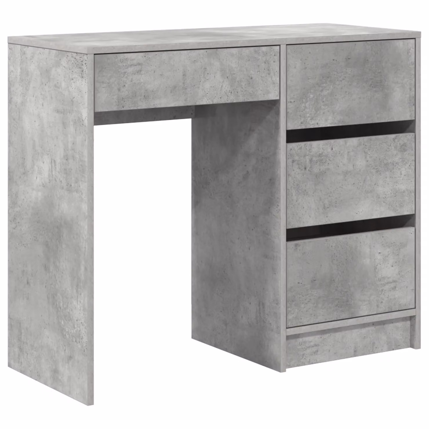 Berkfield Home Grey Industrial Writing Desk with Single Pedestal Storage – 2