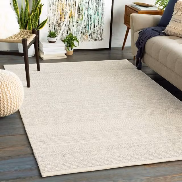 Livabliss Maroc Hand Tufted Wool Rug in Grey, Ivory and Brown, W: 90 cm, L: 150 cm