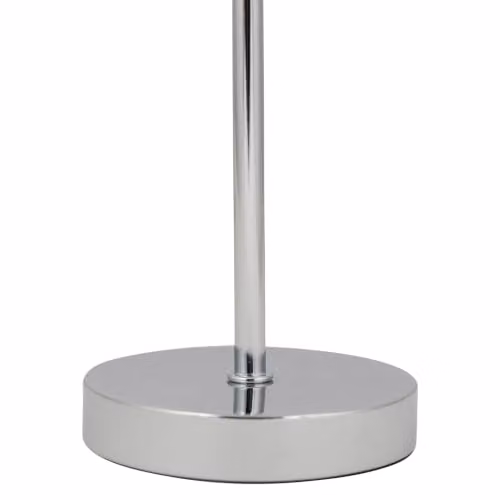 First Choice Lighting Chrome Stick Table Lamp with Green Crushed Velvet Shade – 3