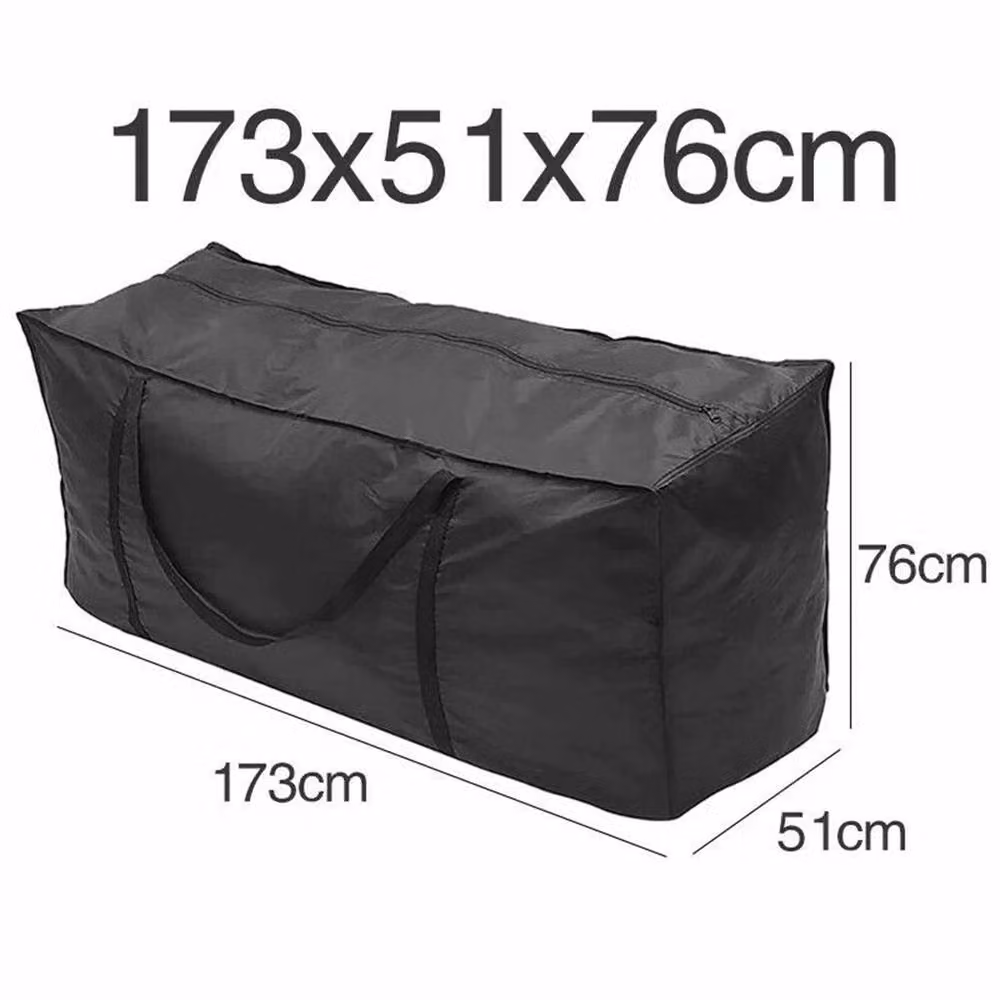 VOGREX Extra Large Waterproof Furniture Cushion Storage Bag, Black, W/D/H: 173 x 51 x 76 cm – 2