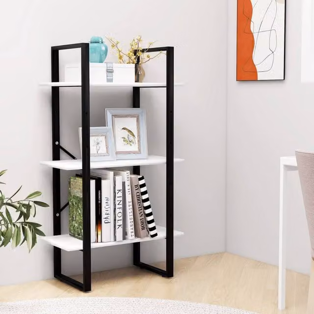 Berkfield Home White Storage Shelf W/D/H: 60 x 30 x 105 cm – 1